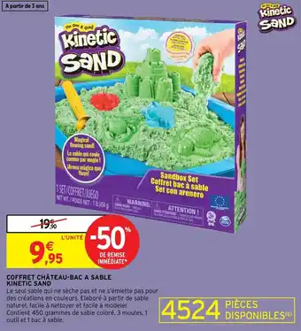 Coffret Château-Bac a Sable Kinetic Sand