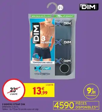 3 Boxers Xtemp Dim