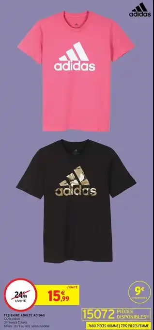 Intermarché Tee-Shirt Adulte Adidas offre