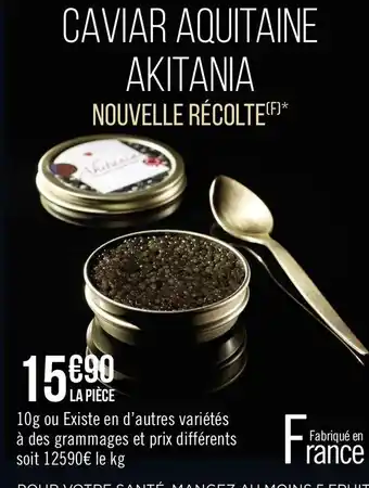 Caviar Aquitaine Akitania