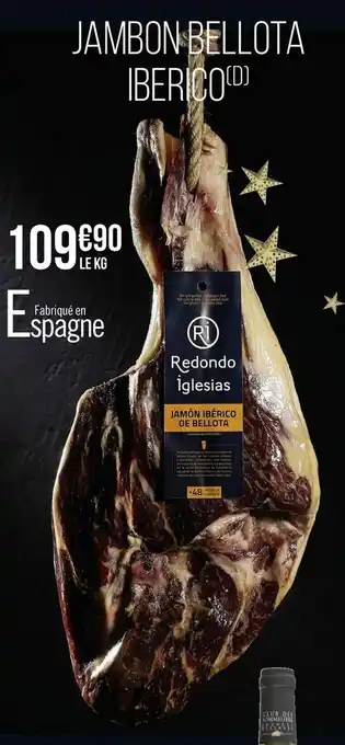 Casino Supermarchés Jambon Bellota Iberico offre