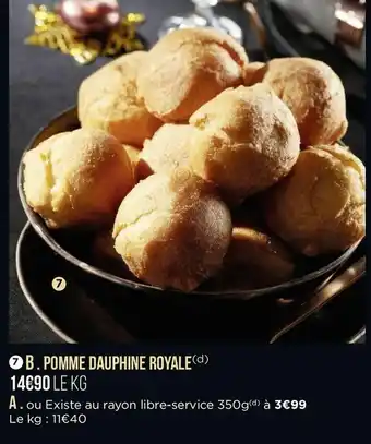 Casino Supermarchés Pomme Dauphine Royale offre