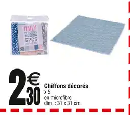 Chiffons décorés