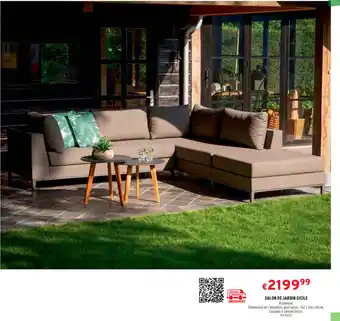 Trafic Salon de Jardin Sicile offre
