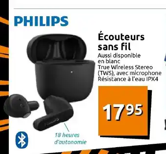 Action écouteurs Sans Fil offre