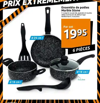Action Ensemble De Poéles Marble Stone offre
