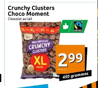 Action Crunchy Clusters Choco Moment offre