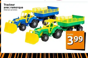 Action Tracteur Avec Remorque offre