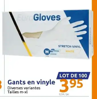 Action Gants En Vinyle offre