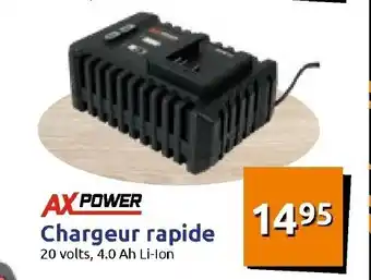 Action Chargeur Rapide offre