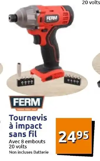 Action Tournevis A Impact Sans Fil offre
