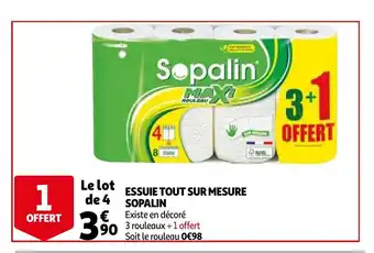 Auchan Essuie Tout Sur Mesure Sopalin offre