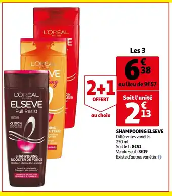 Auchan Shampooing Elseve offre