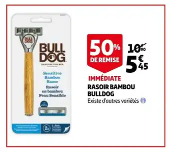 Auchan Rasoir Bambou Bulldog offre