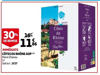 Auchan Cotes Du Rhone Aop offre