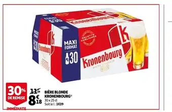 Auchan Biére Blonde Krinebourg offre
