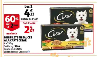 Auchan Mini Filets En Sauces A La Carte Cesar offre