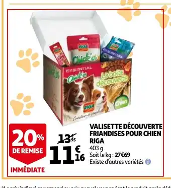Auchan Valisette Découverte Friandises Pour Chien Riga offre