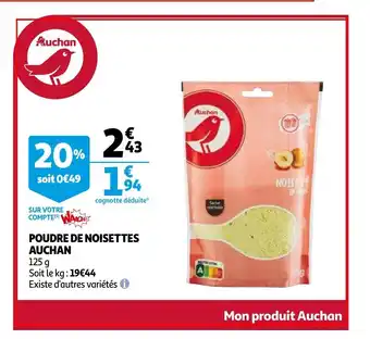 Auchan Poudre De Noisettes Auchan offre