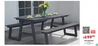 Table Pique-nique