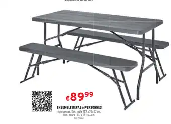 Ensemble Repas 6 Personnes