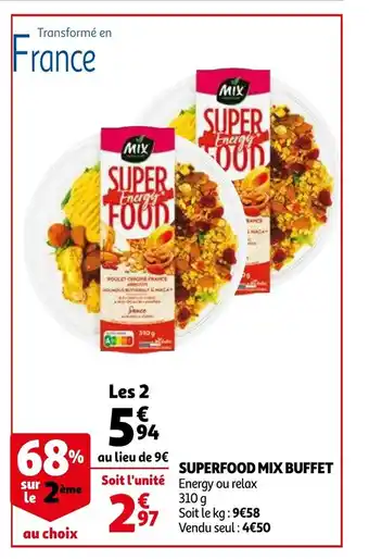 Auchan Superfood Mix Buffet offre