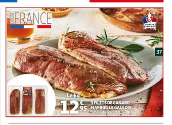 Auchan 3 Filets De Canard Marinés Le Gaulois offre