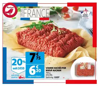Auchan Viande Haché Pur Boeuf Auchan offre