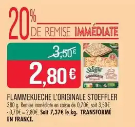 Match Stoeffler - flammekueche l'originale offre