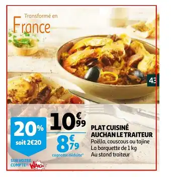 Auchan Plat Cuisiné Auchan Le Traiteur offre