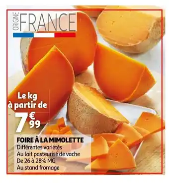 Auchan Foire A La Mimolette offre