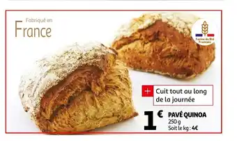 Auchan Pavé Quinoa offre