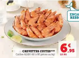 Super U Crevettes cuites offre