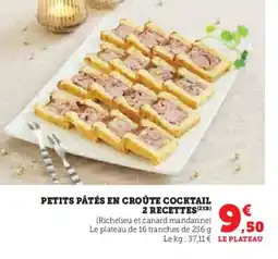 Super U Petits pâtés en croûte cocktail offre