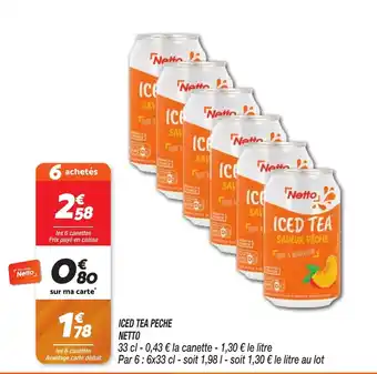 Netto NETTO Iced tea offre