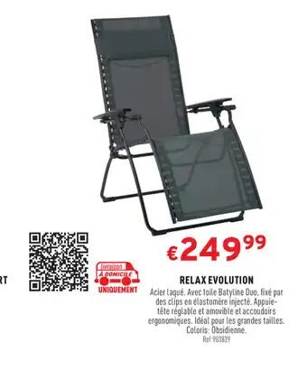 Trafic Relax Evolution offre