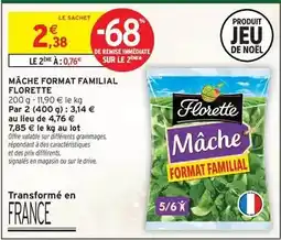 Intermarché Florette - mâche format familial offre