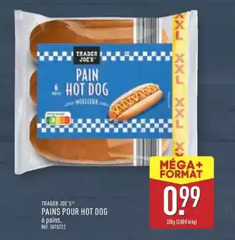 ALDI Trader joe's - pains pour hot dog offre