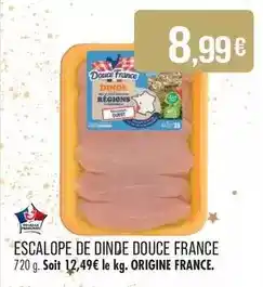 Match Douce france - escalope de dinde offre