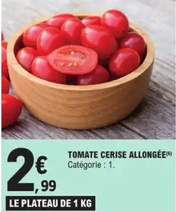 E.Leclerc Tomate cerise allongée offre