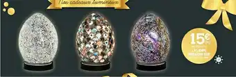 La lampe mosaïque œuf