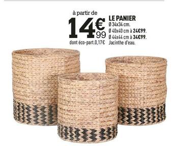 Centrakor Le panier offre