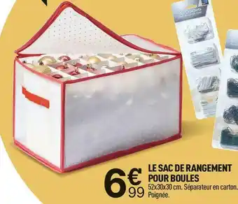 Centrakor Le sac de rangement pour boules offre