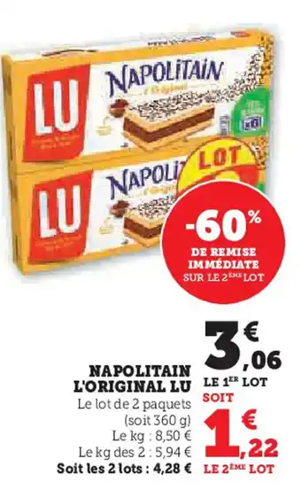 U Express LU Napolitain l'original offre