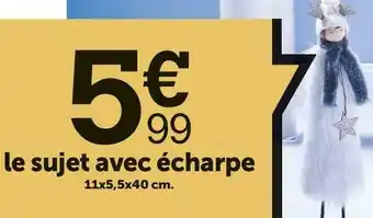 Le sujet avec écharpe