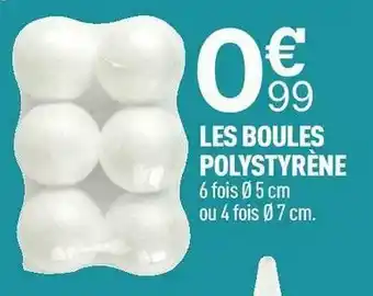 Centrakor Les boules polystyrène offre