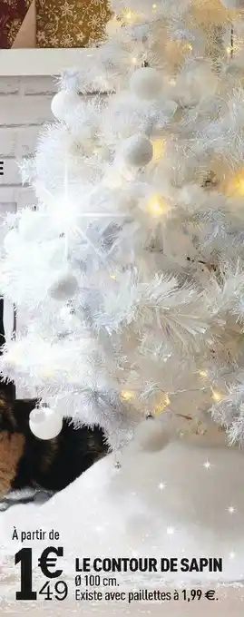 Le contour de sapin
