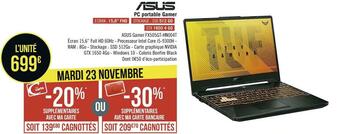 Géant Casino Asus pc portable gamer offre