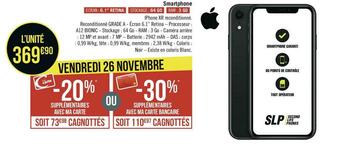Géant Casino Apple smartphone offre