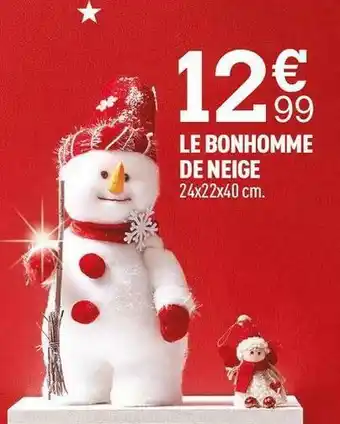 Centrakor Le bonhomme de neige offre